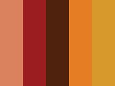 70's colour pallete